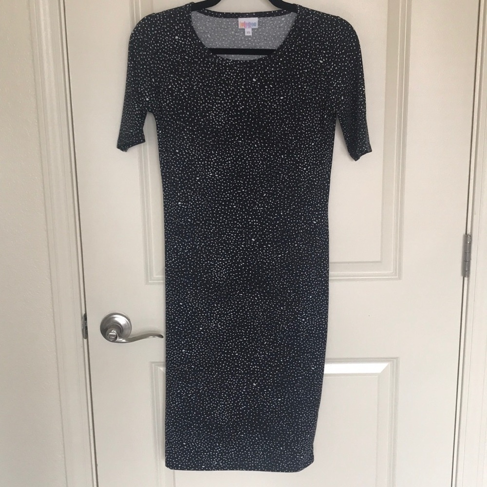 LuLaRoe Never Worn Polka dot slim fitting dress